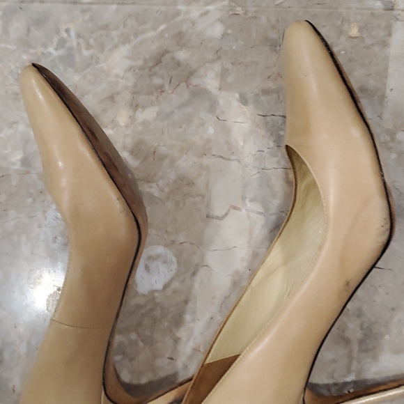 Cole Haan tan leather dress heels pumps size 8.5B - Picture 8 of 15